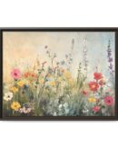 Wildflower Field Oil painting Landscape