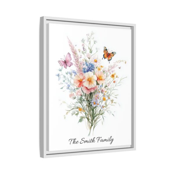 Personalized Birth Flower Family Bouquet Print