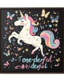 Unicorn Diabetes Wall Art, Rainbow Wall Art