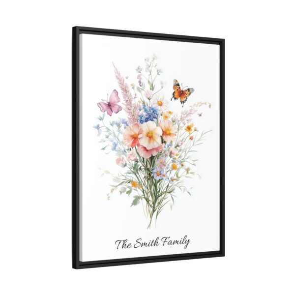 Personalized Birth Flower Family Bouquet Print