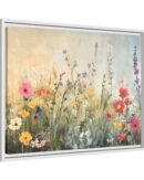 Wildflower Field Oil painting Landscape