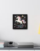 Unicorn Diabetes Wall Art, Rainbow Wall Art