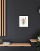 Personalized Birth Flower Family Bouquet Print