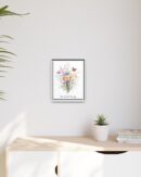 Personalized Birth Flower Family Bouquet Print