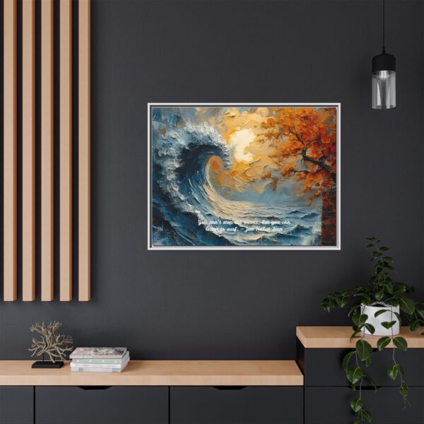 Original Ocean Abstract Sunset Oil Painting