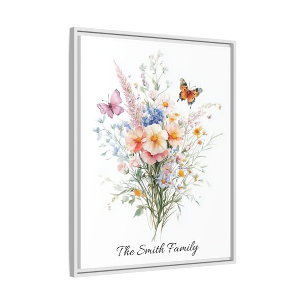 Personalized Birth Flower Family Bouquet Print