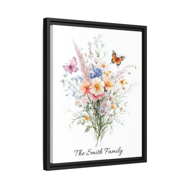 Personalized Birth Flower Family Bouquet Print