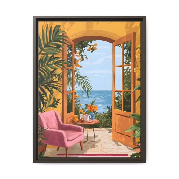 Henri Matisse Framed Canvas Open window