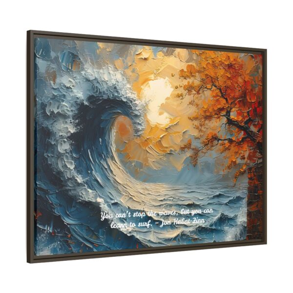 Original Ocean Abstract Sunset Oil Painting