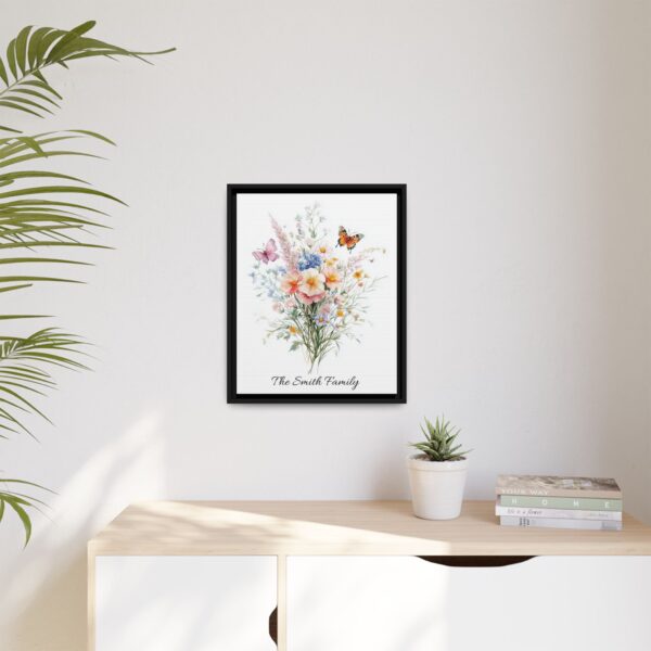 Personalized Birth Flower Family Bouquet Print