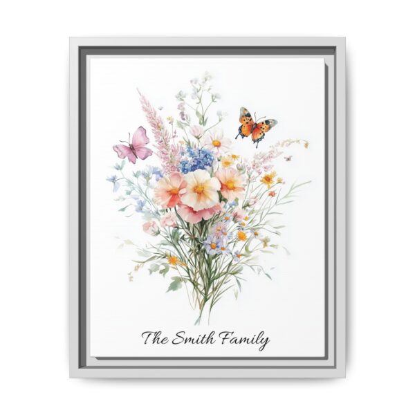 Personalized Birth Flower Family Bouquet Print