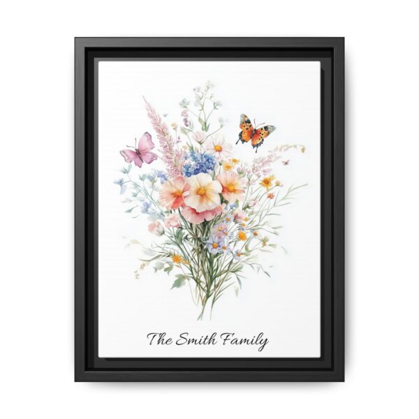 Personalized Birth Flower Family Bouquet Print