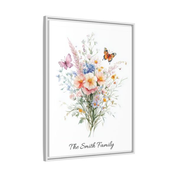 Personalized Birth Flower Family Bouquet Print