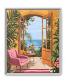 Henri Matisse Framed Canvas Open window