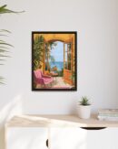 Henri Matisse Framed Canvas Open window