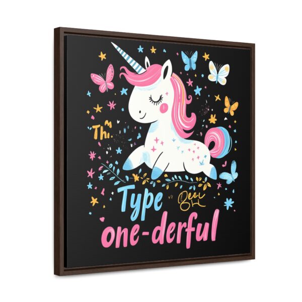 Type One-Derful Unicorn Framed Poster