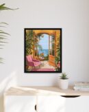Henri Matisse Framed Canvas Open window