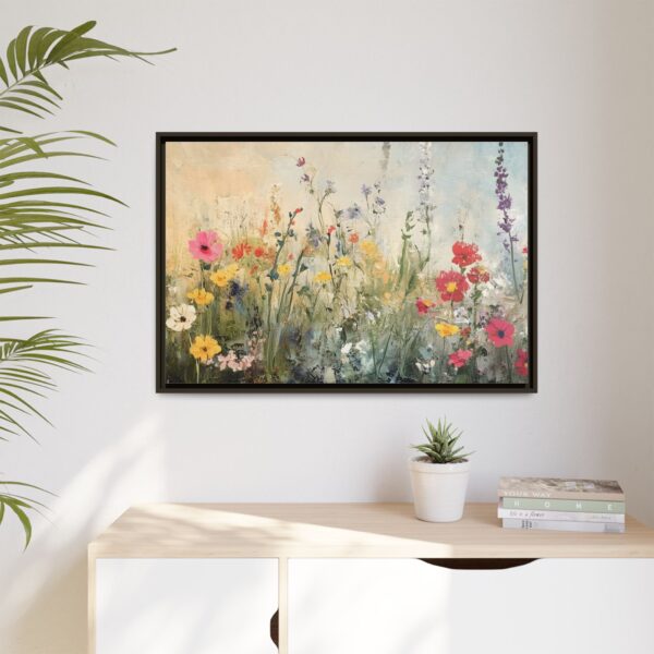 Wildflower Field Oil painting Landscape