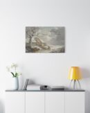 Winter Scene Quote Canvas Christmas Art