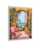 Henri Matisse Framed Canvas Open window