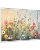 Wildflower Field Oil painting Landscape