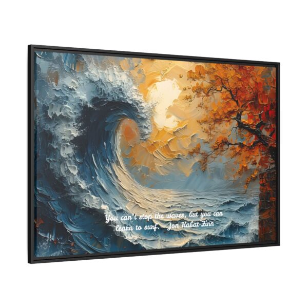 Original Ocean Abstract Sunset Oil Painting