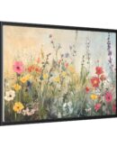 Wildflower Field Oil painting Landscape