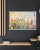 Wildflower Field Oil painting Landscape