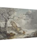 Winter Scene Quote Canvas Christmas Art