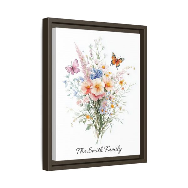 Personalized Birth Flower Family Bouquet Print