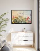 Wildflower Field Oil painting Landscape