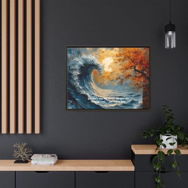 Original Ocean Abstract Sunset Oil Painting