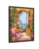 Henri Matisse Framed Canvas Open window