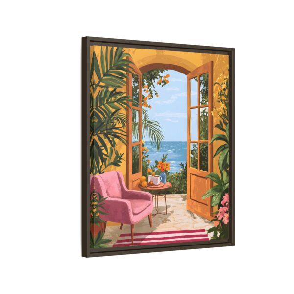 Henri Matisse Framed Canvas Open window