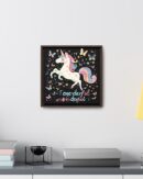 Unicorn Diabetes Wall Art, Rainbow Wall Art