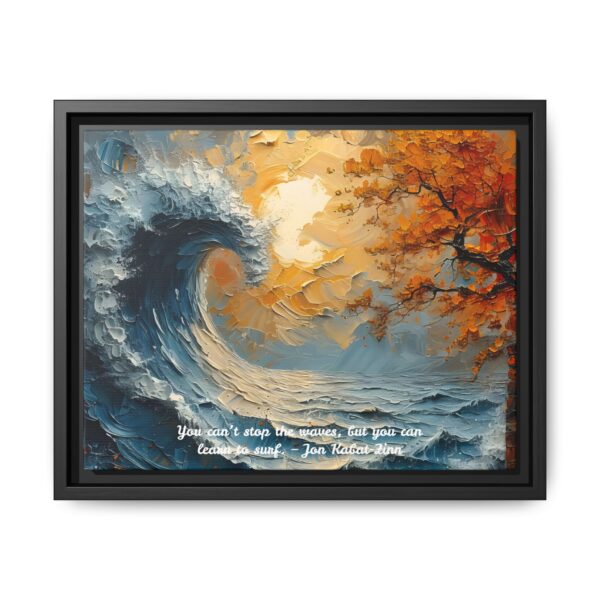 Original Ocean Abstract Sunset Oil Painting