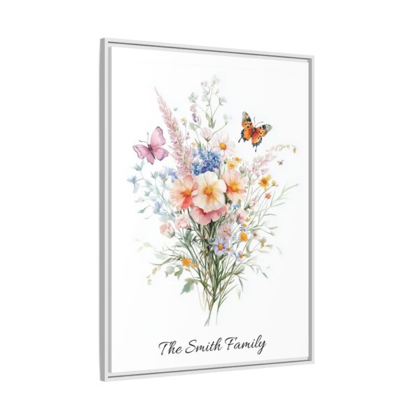 Personalized Birth Flower Family Bouquet Print