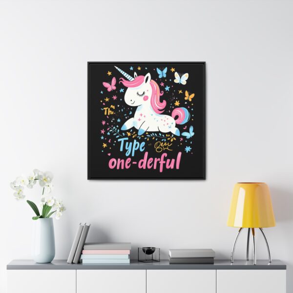 Type One-Derful Unicorn Framed Poster