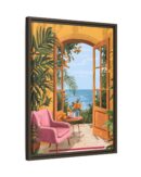 Henri Matisse Framed Canvas Open window