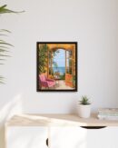 Henri Matisse Framed Canvas Open window