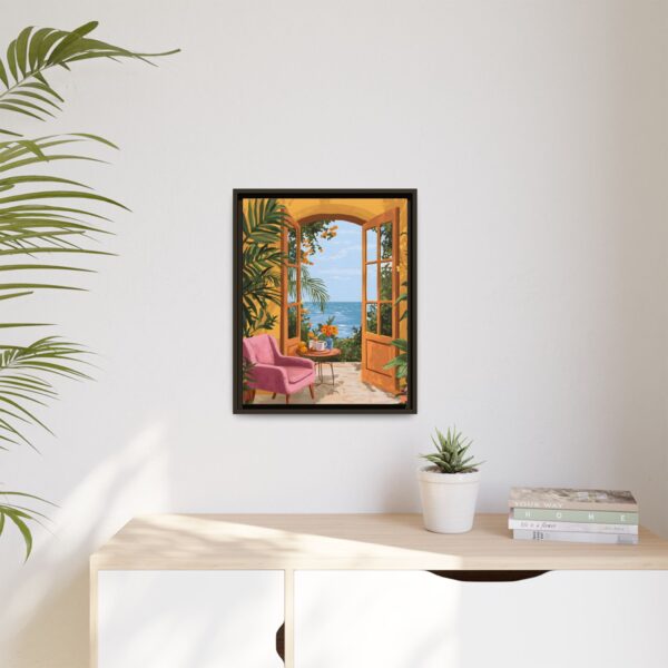 Henri Matisse Framed Canvas Open window