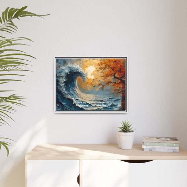 Original Ocean Abstract Sunset Oil Painting