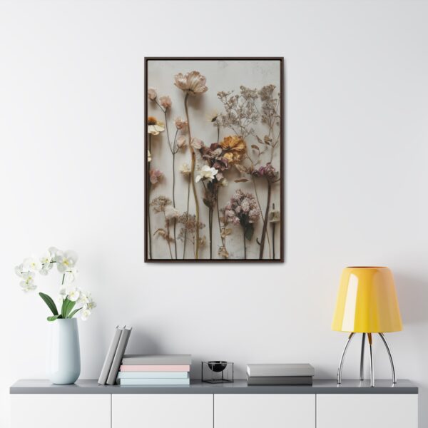 Framed Canvas  Wildflower Floral Wall Art