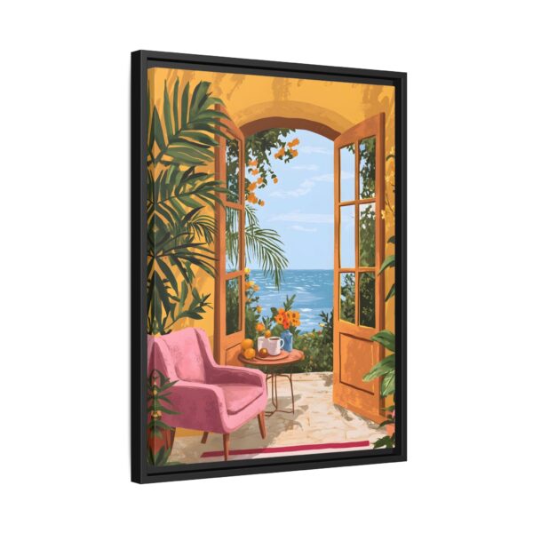 Henri Matisse Framed Canvas Open window