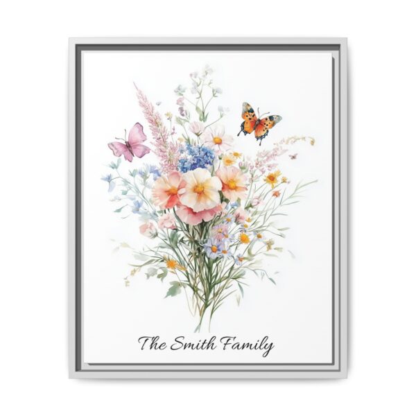 Personalized Birth Flower Family Bouquet Print