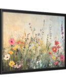 Wildflower Field Oil painting Landscape