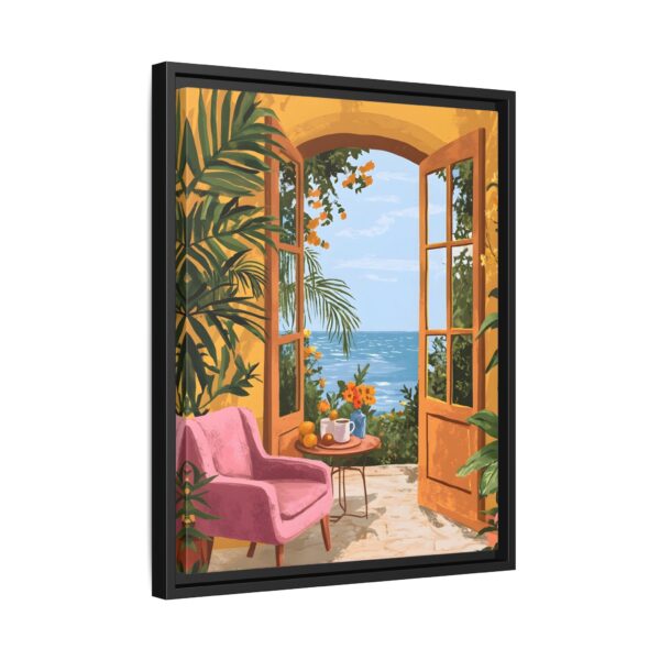 Henri Matisse Framed Canvas Open window