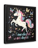 Unicorn Diabetes Wall Art, Rainbow Wall Art