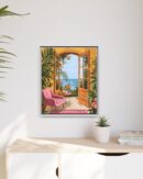 Henri Matisse Framed Canvas Open window