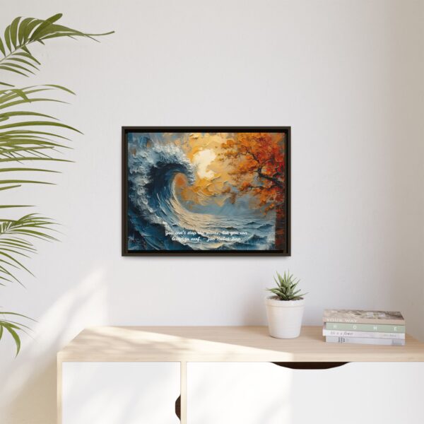 Original Ocean Abstract Sunset Oil Painting